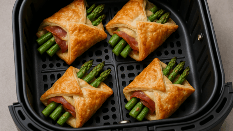 Spargeltaschen aus dem Airfryer